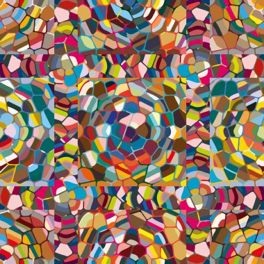 soyut renkli mozaik seamless modeli