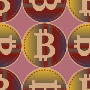 bitcoins parlak parlak pahalı sikkeleri ile Seamless modeli 