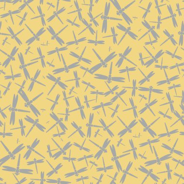 Dekoratif renkli seamless modeli ile şirin yusufçuk