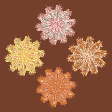 Stil zentangle yeni simetrik mandala doodle ile sanat esin kaynağı oldu. Duvar kağıdı, desen dolgularını, web sayfaları, yüzey dokuları için dekoratif nesne-ebilmek var olmak kullanılmış.