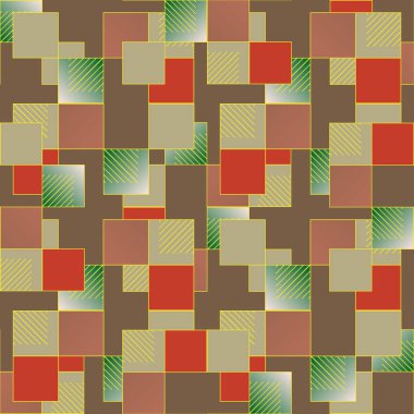 soyut geometrik renkli seamless modeli. vektör çizim