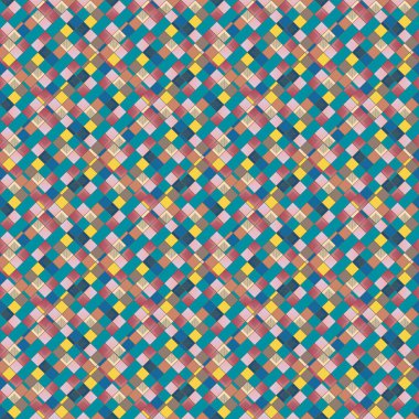 soyut geometrik renkli seamless modeli. vektör çizim