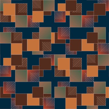 soyut geometrik renkli seamless modeli. vektör çizim