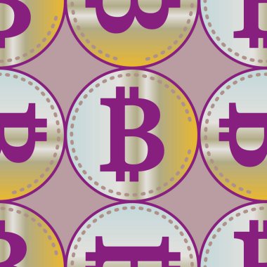 bitcoins parlak parlak pahalı sikkeleri ile Seamless modeli 