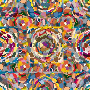 soyut renkli mozaik seamless modeli