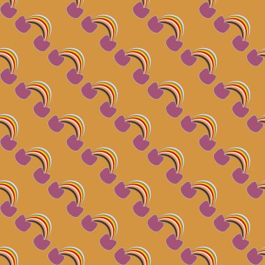 Gökkuşağı seamless modeli. Gökkuşağı Dizayn Tekstil, iç tasarım, keten, vb için. Şirin soyut çocuklar arka plan.