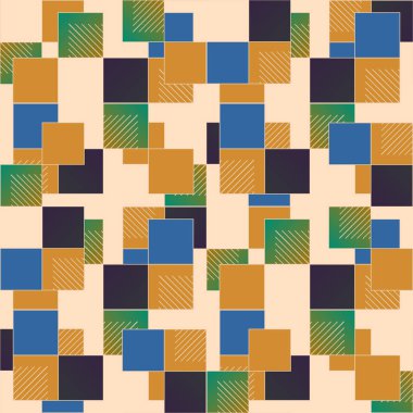 soyut geometrik renkli seamless modeli. vektör çizim