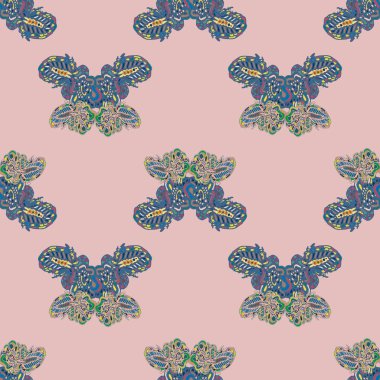 soyut dikişsiz desen, vektör illüstrasyonu