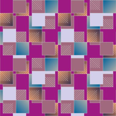 soyut geometrik renkli seamless modeli. vektör çizim