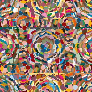 soyut renkli mozaik seamless modeli