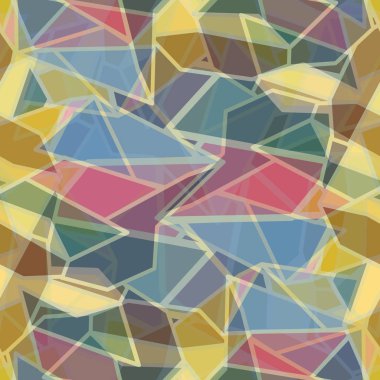 soyut geometrik renkli Dikişsiz desen arka plan için vektör çizim