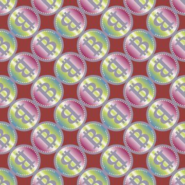 bitcoins parlak parlak pahalı sikkeleri ile Seamless modeli 