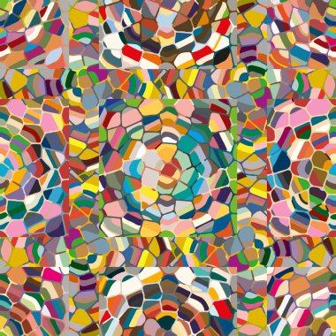 soyut renkli mozaik seamless modeli