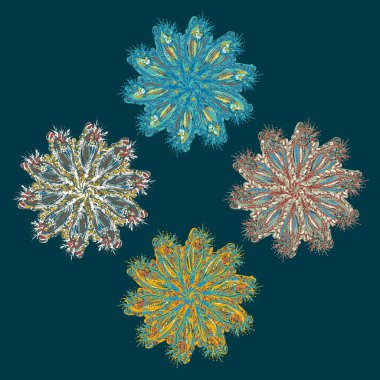 Arka plan için renkli seamless modeli. 