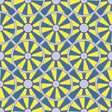 soyut geometrik renk desenli vektör çizimi