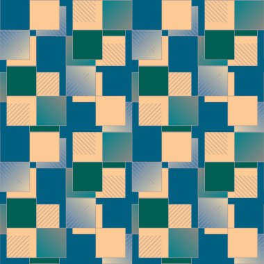 soyut geometrik renkli seamless modeli. vektör çizim