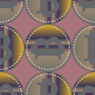 bitcoins parlak parlak pahalı sikkeleri ile Seamless modeli 