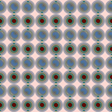 Bardak kahve veya çay arka plan seamless modeli üzerinde noktalı. Vektör çizim