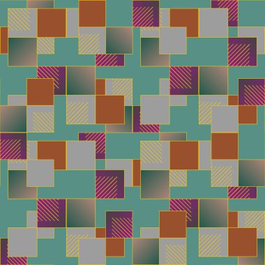 soyut geometrik renkli seamless modeli. vektör çizim
