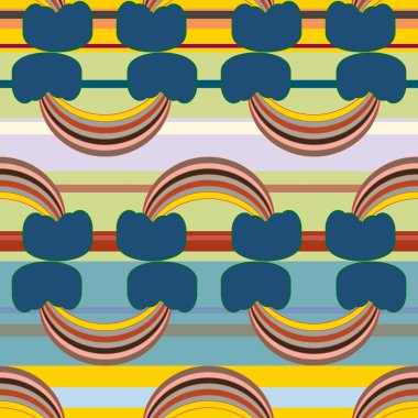 Gökkuşağı seamless modeli. Gökkuşağı Dizayn Tekstil, iç tasarım, keten, vb için. Şirin soyut çocuklar arka plan.