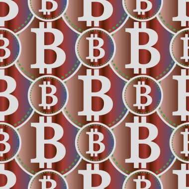 bitcoins parlak parlak pahalı sikkeleri ile Seamless modeli 