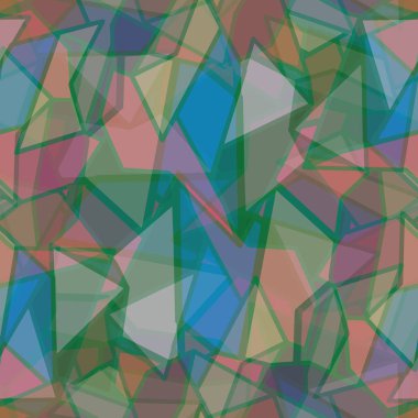 soyut geometrik renkli Dikişsiz desen arka plan için vektör çizim