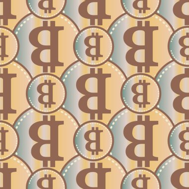 bitcoins parlak parlak pahalı sikkeleri ile Seamless modeli 