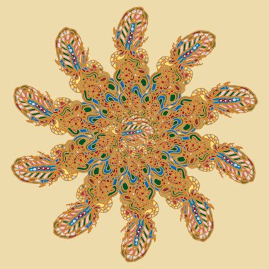 Stil zentangle yeni simetrik mandala doodle ile sanat esin kaynağı oldu. Duvar kağıdı, desen dolgularını, web sayfaları, yüzey dokuları için dekoratif nesne-ebilmek var olmak kullanılmış.