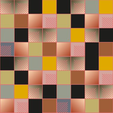 soyut geometrik renkli seamless modeli. vektör çizim