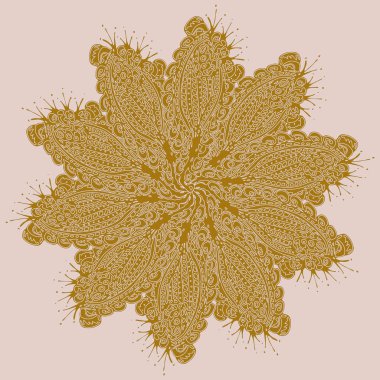 Stil zentangle yeni simetrik mandala doodle ile sanat esin kaynağı oldu. Duvar kağıdı, desen dolgularını, web sayfaları, yüzey dokuları için dekoratif nesne-ebilmek var olmak kullanılmış.