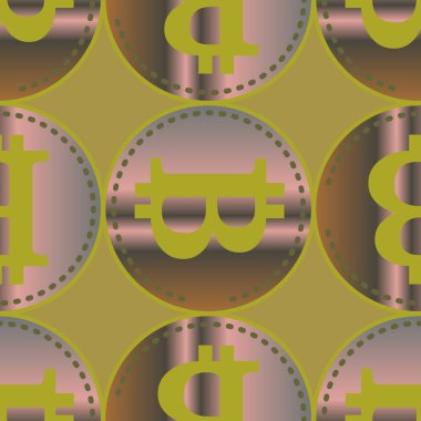 bitcoins parlak parlak pahalı sikkeleri ile Seamless modeli 