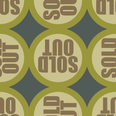 Dikişsiz desen, vektör çizim sattı