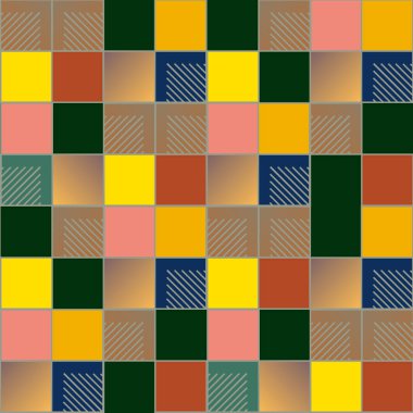 soyut geometrik renkli seamless modeli. vektör çizim