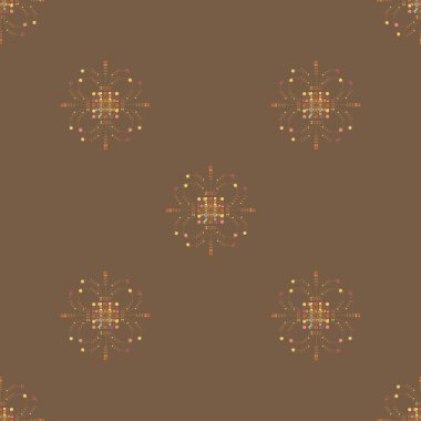 Renkli vintage seamless modeli, vektör çizim 