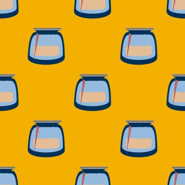 Kavanoz ile rustik ev konserve yeni dikişsiz desen arka planı için.