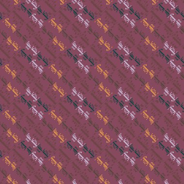 Arapça mutlu tatil çok renkli seamless modeli