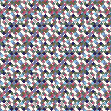 soyut geometrik renkli seamless modeli. vektör çizim