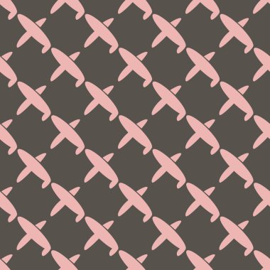 Uçak, vektör çizim seamless modeli