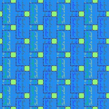 Okul hazırlıkları, arka plan için yeni dikişsiz desen. 