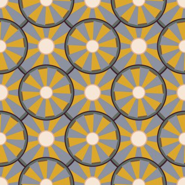 soyut geometrik renk desenli vektör çizimi