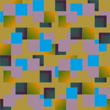 soyut geometrik renkli seamless modeli. vektör çizim