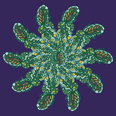 Stil zentangle yeni simetrik mandala doodle ile sanat esin kaynağı oldu. Duvar kağıdı, desen dolgularını, web sayfaları, yüzey dokuları için dekoratif nesne-ebilmek var olmak kullanılmış.