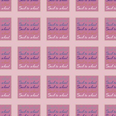 Okul hazırlıkları, arka plan için yeni dikişsiz desen. 