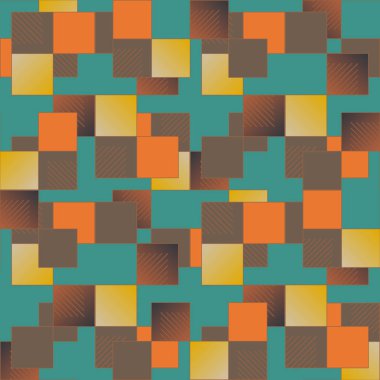 soyut geometrik renkli seamless modeli. vektör çizim