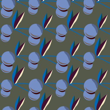 Kiraz için arka plan ile renkli seamless modeli. 