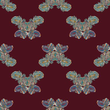 soyut dikişsiz desen, vektör illüstrasyonu