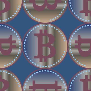 bitcoins parlak parlak pahalı sikkeleri ile Seamless modeli 