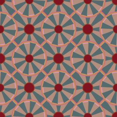 soyut geometrik renk desenli vektör çizimi