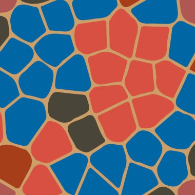 soyut renkli mozaik seamless modeli