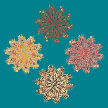 Stil zentangle yeni simetrik mandala doodle ile sanat esin kaynağı oldu. Duvar kağıdı, desen dolgularını, web sayfaları, yüzey dokuları için dekoratif nesne-ebilmek var olmak kullanılmış.